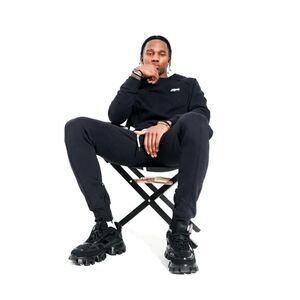 Republic of Great Men Size XL Noir Black Lounge Cozy Set Pants Shirt NWT